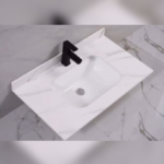 Luxury Marble-effect Countertop Basin