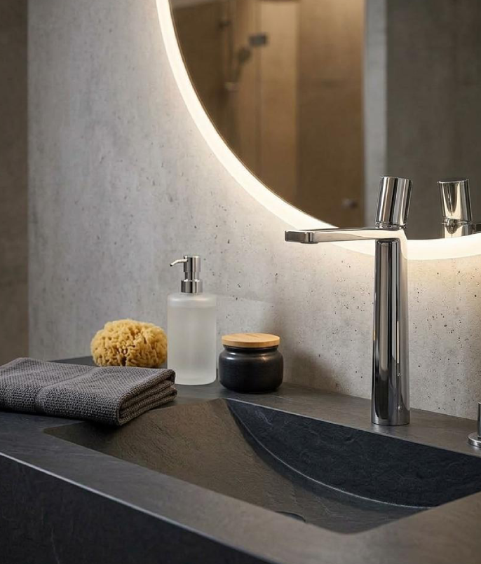 FUEGO 7801 High neck Basin Mixer Modern Single Lever Faucet - Image 4