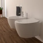 Chroma Round White Soft Close Toilet Seat   Modern Design