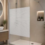 Decorative Privacy  Shower Screen