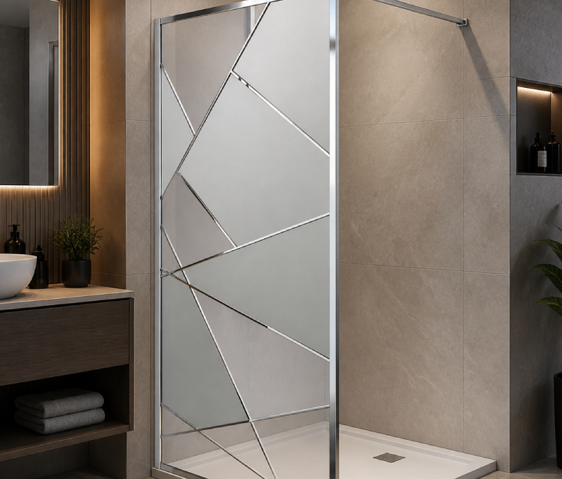 Geometric Shower Screen