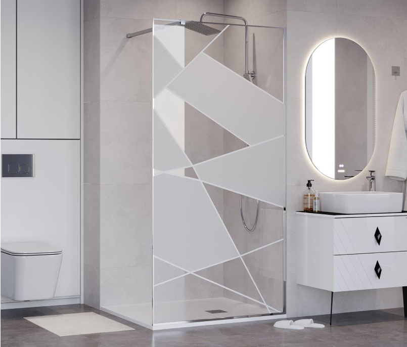 Geometric Shower Screen
