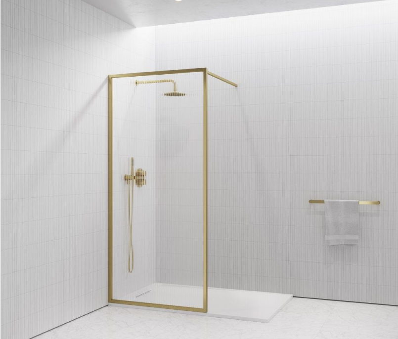 Luxury Gold Shower Screen