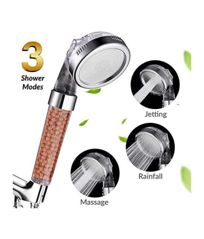 Mineral Filter Hand Shower – High Pressure Spa Experience